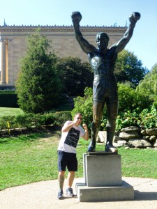 Rocky Statue